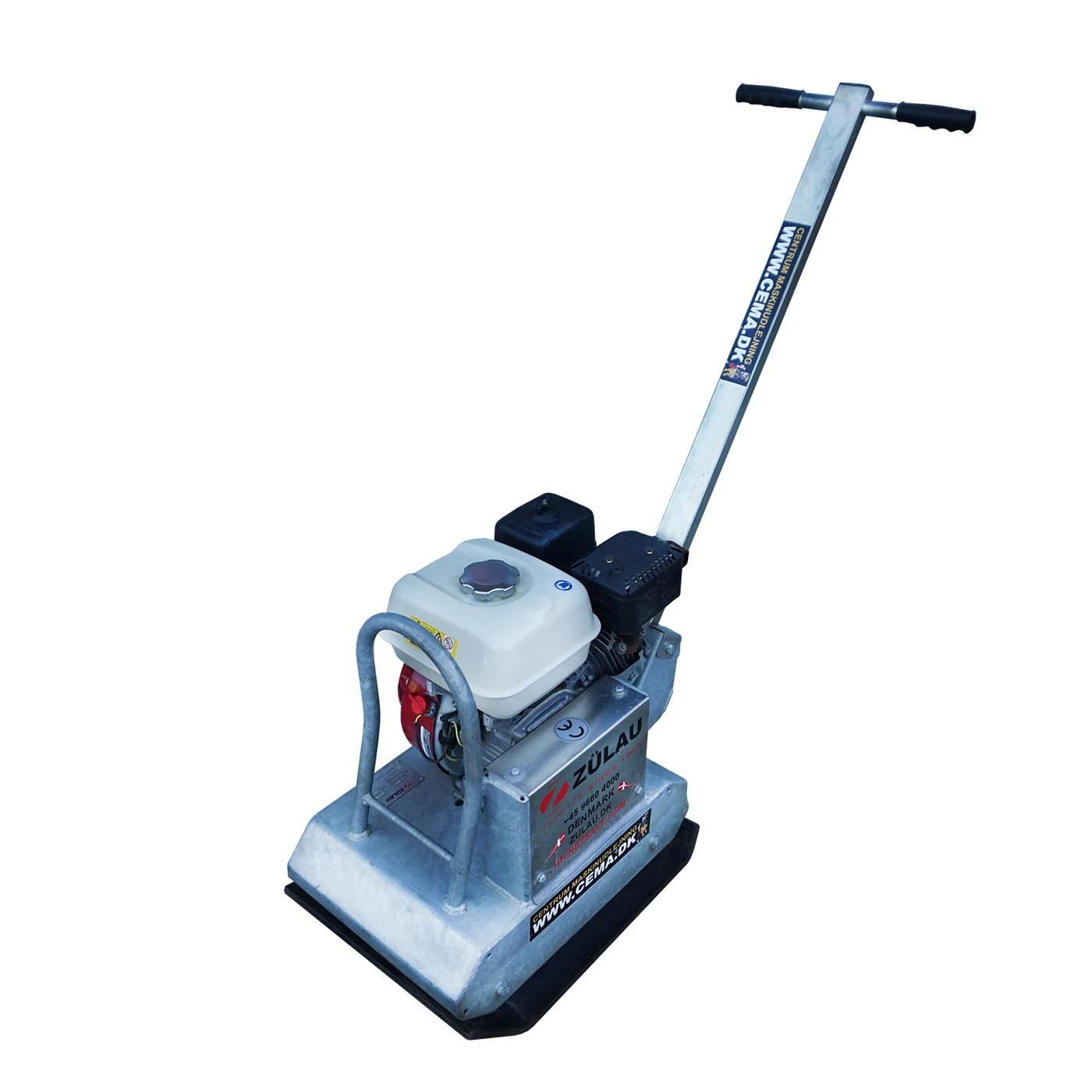 Pladevibrator 80 kg til leje hos CEMA i Horsens