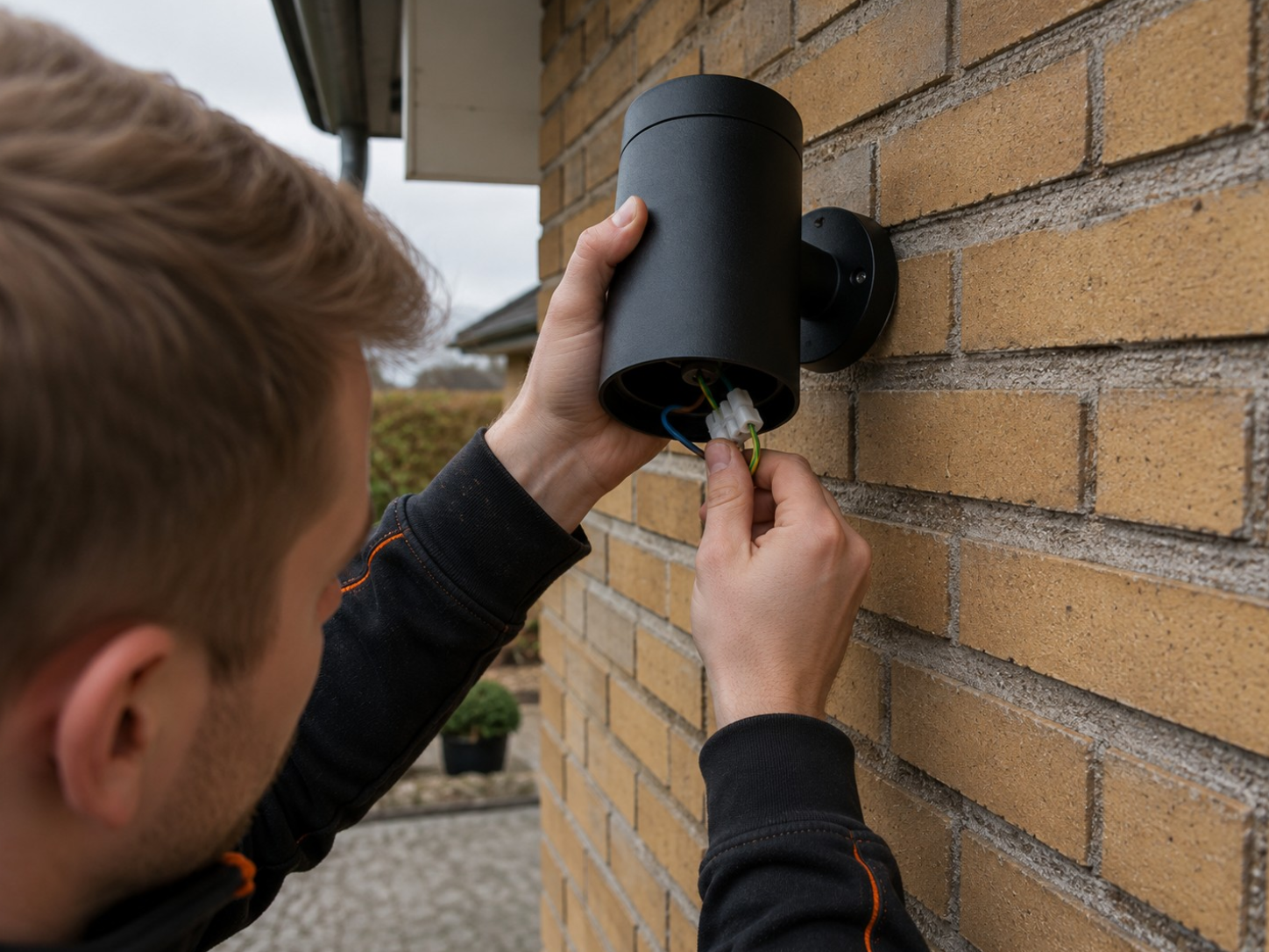 Hvordan tilslutter jeg en lampe?