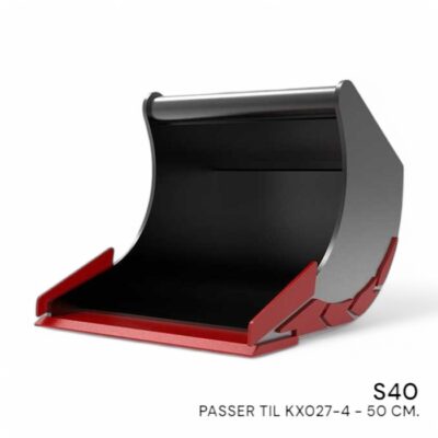 Lej 50 cm. lerskovl til minigraver